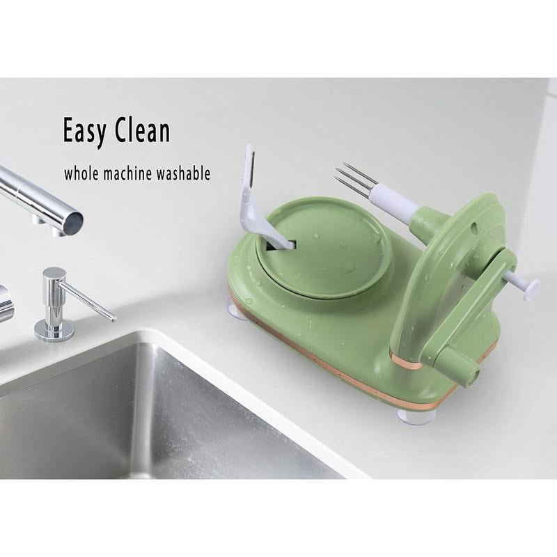 Manual Apple Peeler, Slicer & Corer β Quick Kitchen Tool for Applesauce, Pie Making & Food Prep
