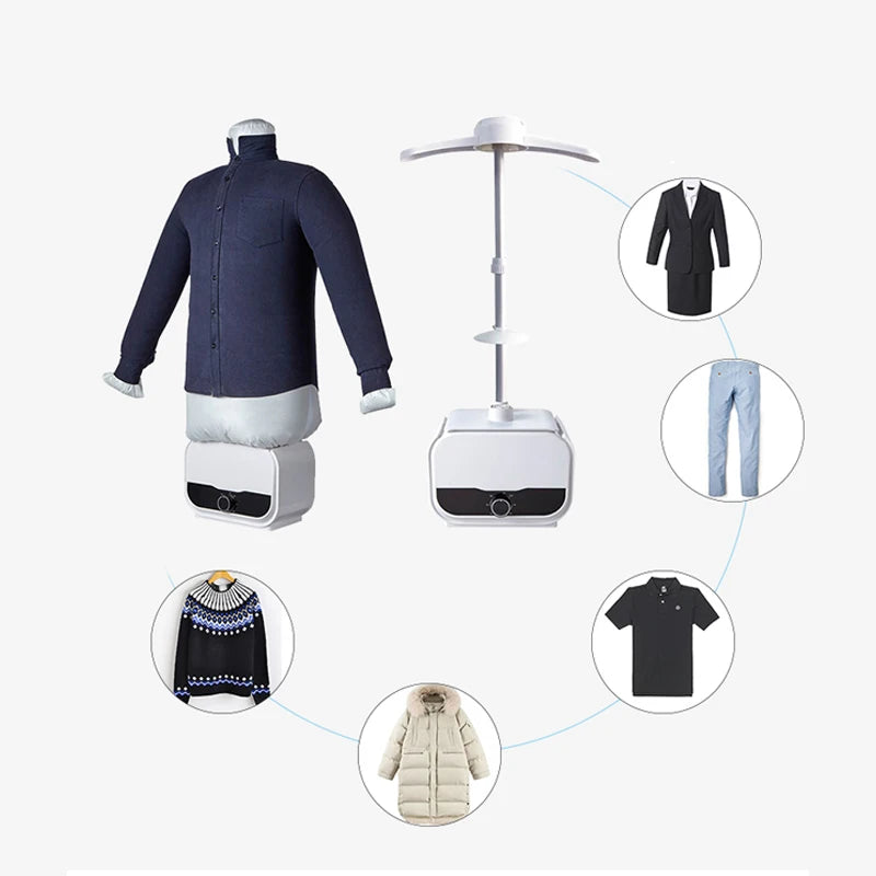 Household Automatic Mini Clothes Dryer & Ironing Machine – Folding Electric Multipurpose Dryer with Storage | Compact Plastic Housing