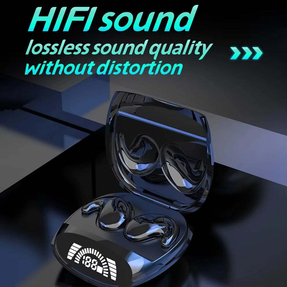 Bluetooth 5.3 AI Translation Earbuds – Wireless Noise-Reduction Headphones Supporting 135 Languages | HiFi Sleep & Travel Earphones