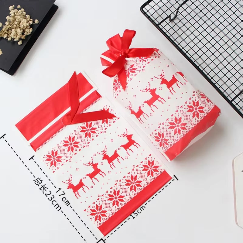 Christmas Gift Bags – Santa Claus Candy Bags for Presents & Holiday Decorations