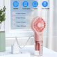 Portable Handheld Mist Fan – Rechargeable USB Mini Fan with Water Humidifier for Cooling on the Go