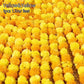 Artificial Marigold Garland – Long Strands for Pooja, Diwali, Weddings, and Festive Decorations