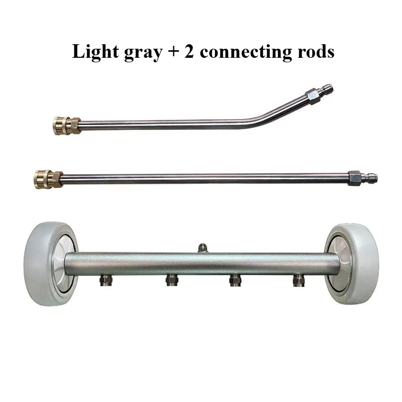 5000 PSI High-Pressure Car Undercarriage Washer – 16-Inch Water Broom with 2 Extension Rods for Chassis Cleaning