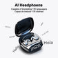Bluetooth 5.3 AI Translation Earbuds – Wireless Noise-Reduction Headphones Supporting 135 Languages | HiFi Sleep & Travel Earphones