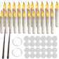 LED Floating Flameless Candles with Magic Wand – Flickering Warm Light for Christmas & Halloween Parties (Set of 12/48)