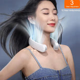 Portable Bladeless Neck Fan – Rechargeable, 3-Speed Cooling for Summer Comfort