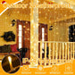 300-LED Curtain Fairy String Lights – 8 Lighting Modes for Christmas, Weddings, Parties & Garden Decorations