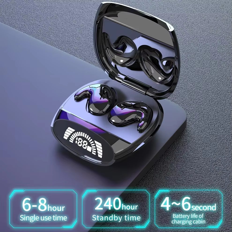 Bluetooth 5.3 AI Translation Earbuds – Wireless Noise-Reduction Headphones Supporting 135 Languages | HiFi Sleep & Travel Earphones
