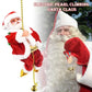Electric Climbing Santa Claus – Animated Musical Christmas Ornament with Beads Chain Movement