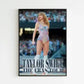 Taylor Swift The Eras Tour Canvas Wall Art – Modern Pop Singer Poster for Bedroom Decor & Gifts