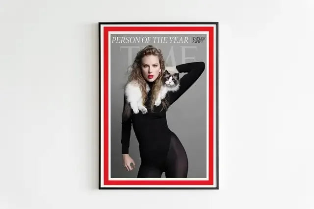 Taylor Swift The Eras Tour Canvas Wall Art – Modern Pop Singer Poster for Bedroom Decor & Gifts