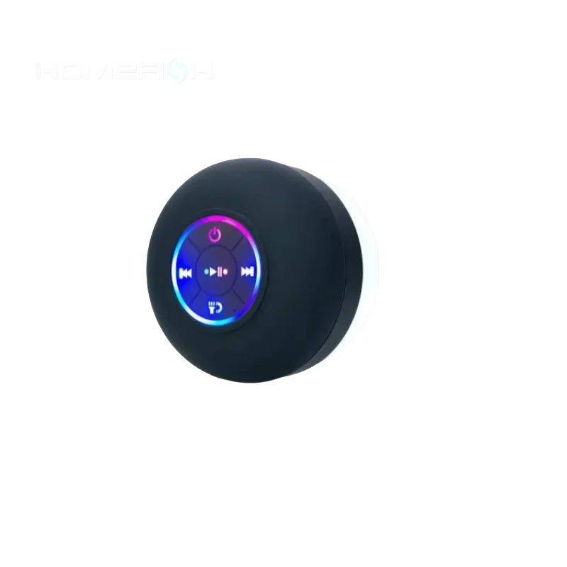Waterproof Bluetooth Shower Speaker – Mini Portable Wireless Speaker with Suction Cup for Bathroom, Outdoors & Sports