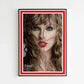 Taylor Swift The Eras Tour Canvas Wall Art – Modern Pop Singer Poster for Bedroom Decor & Gifts