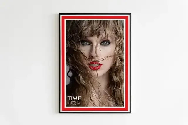 Taylor Swift The Eras Tour Canvas Wall Art – Modern Pop Singer Poster for Bedroom Decor & Gifts