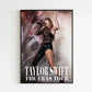 Taylor Swift The Eras Tour Canvas Wall Art – Modern Pop Singer Poster for Bedroom Decor & Gifts