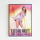 Taylor Swift The Eras Tour Canvas Wall Art – Modern Pop Singer Poster for Bedroom Decor & Gifts