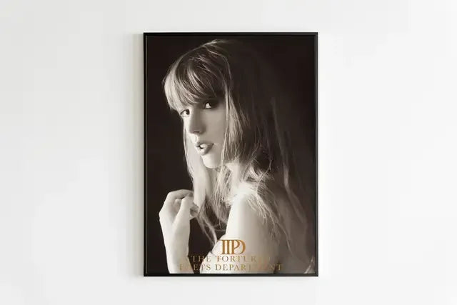 Taylor Swift The Eras Tour Canvas Wall Art – Modern Pop Singer Poster for Bedroom Decor & Gifts