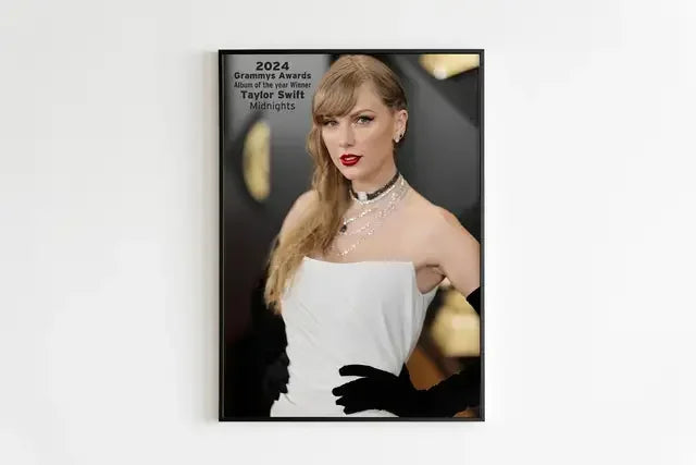 Taylor Swift The Eras Tour Canvas Wall Art – Modern Pop Singer Poster for Bedroom Decor & Gifts