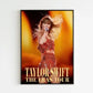 Taylor Swift The Eras Tour Canvas Wall Art – Modern Pop Singer Poster for Bedroom Decor & Gifts