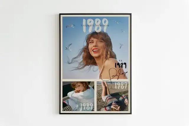 Taylor Swift The Eras Tour Canvas Wall Art – Modern Pop Singer Poster for Bedroom Decor & Gifts