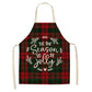 Linen Merry Christmas Apron – Festive Kitchen Accessory for Christmas 2025 & New Year Gifting
