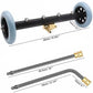 5000 PSI High-Pressure Car Undercarriage Washer – 16-Inch Water Broom with 2 Extension Rods for Chassis Cleaning