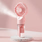 Portable Handheld Mist Fan – Rechargeable USB Mini Fan with Water Humidifier for Cooling on the Go