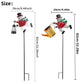 Solar Christmas Snowman & Santa Palace Lights – Warm White Outdoor Kettle Lights for Garden, Lawn & Holiday Decor