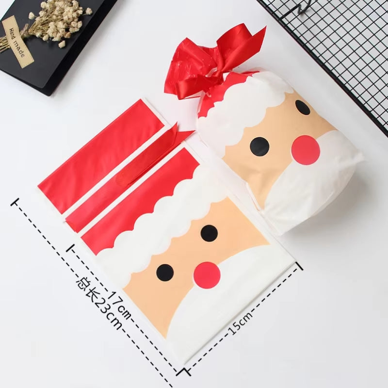 Christmas Gift Bags – Santa Claus Candy Bags for Presents & Holiday Decorations