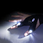 LED Flashlight Fingerless Gloves – Waterproof Hands-Free Torch for Fishing, Camping, Hiking & Outdoor Survival