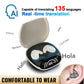Bluetooth 5.3 AI Translation Earbuds – Wireless Noise-Reduction Headphones Supporting 135 Languages | HiFi Sleep & Travel Earphones
