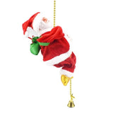 Electric Climbing Santa Claus – Animated Musical Christmas Ornament with Beads Chain Movement
