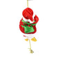 Electric Climbing Santa Claus – Animated Musical Christmas Ornament with Beads Chain Movement