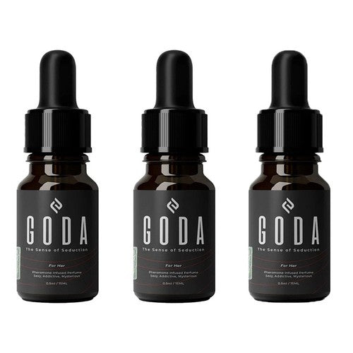 GODA for Her Pheromone Perfume – 15ML Long-Lasting Fragrance with Jasmine & Rose for Women
